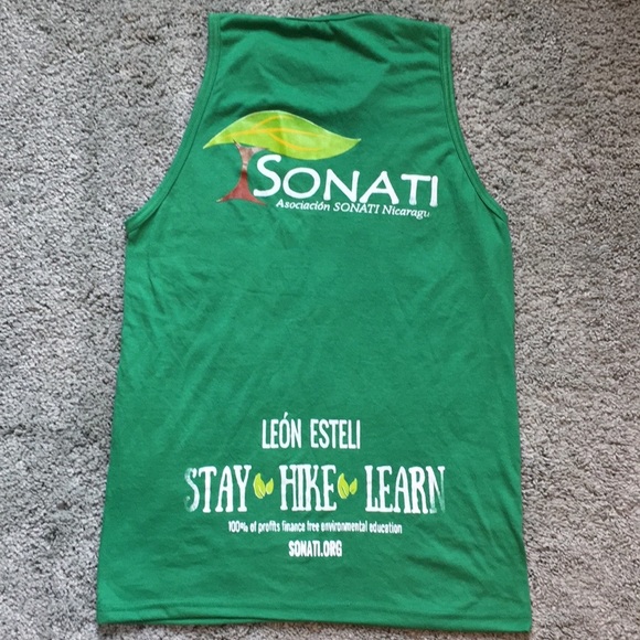 Volcano Boarding Nicaragua Souvenir Tank, S - Picture 5 of 9